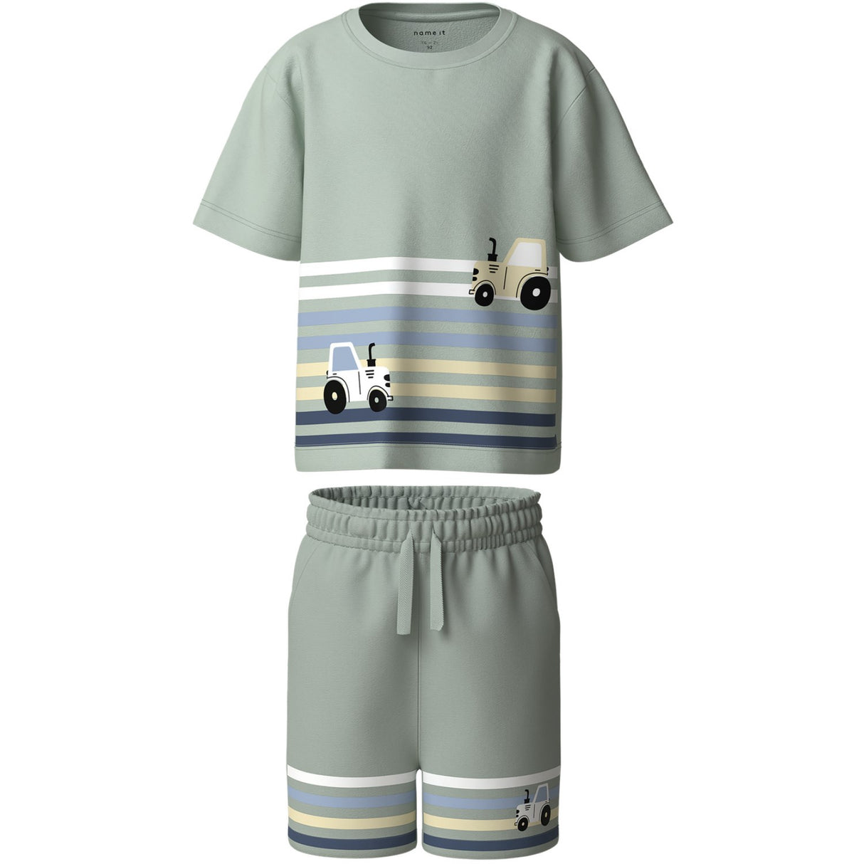 Name It Pale Aqua Nmmhectors Shorts Sæt