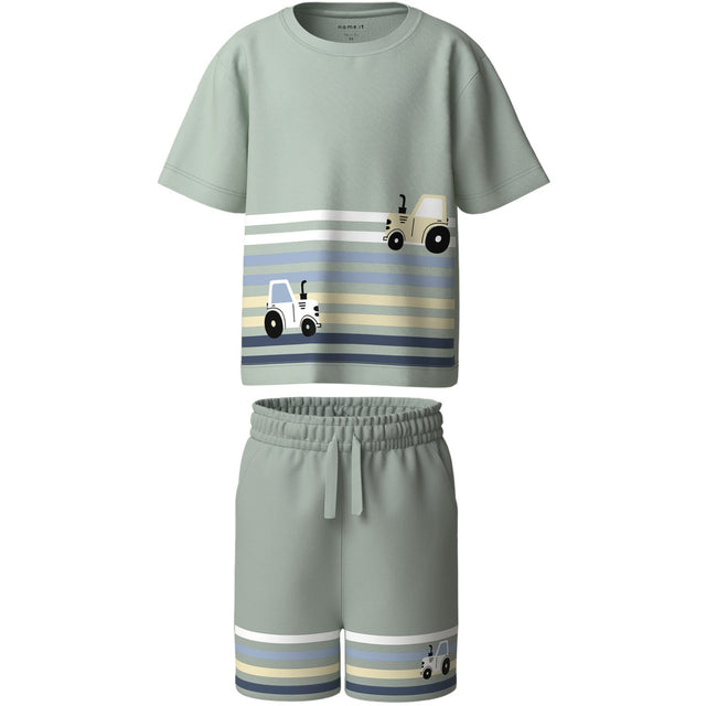 Name It Pale Aqua Nmmhectors Shorts Sæt