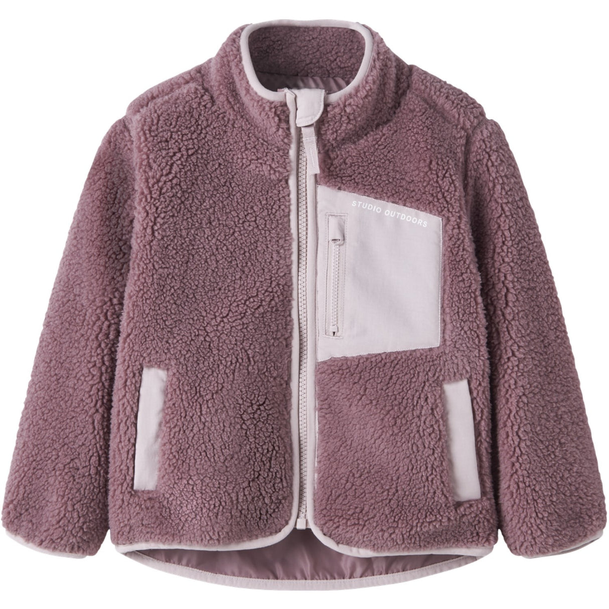 Name It Wistful Mauve Nmnmattia Sherpa Jakke Pb1