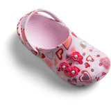 Crocs Pink Milk/Hearts Classic VDay Clog K PkMk/Hts