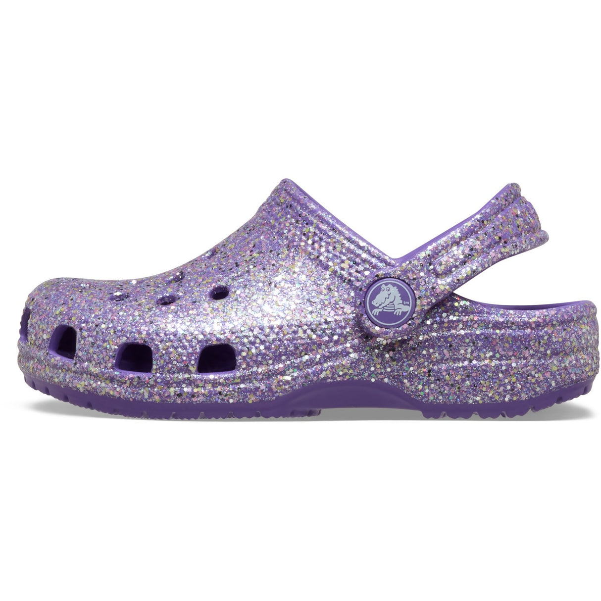 Crocs Purple Classic Fantasy Glitter Clog T Ppl