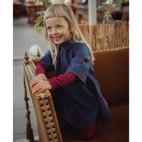 Fliink Burgendy Kenna Ls Bluse