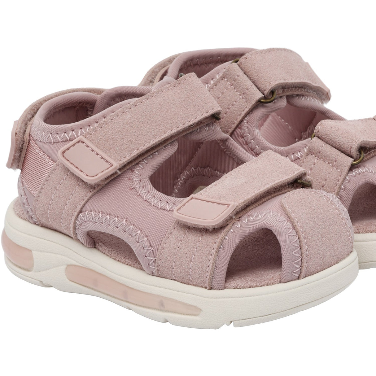 En Fant Sepia Rose Sandal Velcro Light Closed Toe