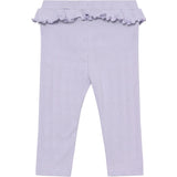 En Fant Purple Heather Leggings Pointelle