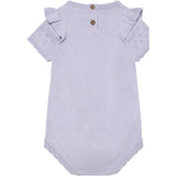 En Fant Purple Heather Romper Strik