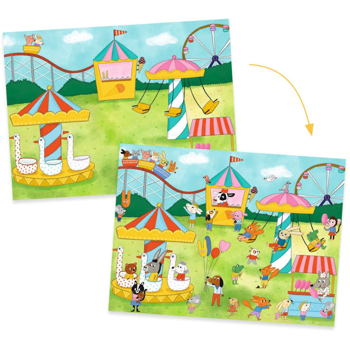 Djeco Overføringsbilleder, Party Time