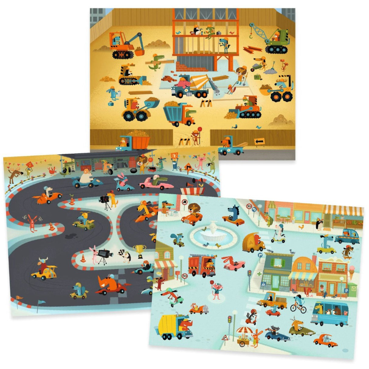 Djeco Overføringsbilleder, Asfalt