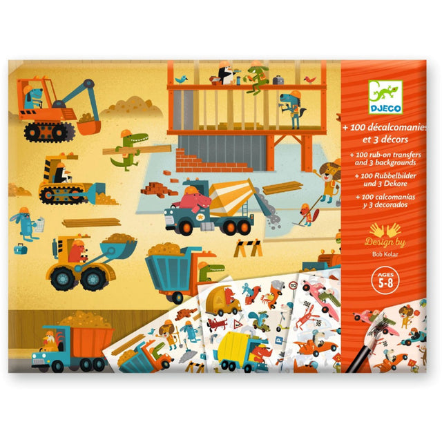 Djeco Overføringsbilleder, Asfalt