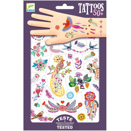 Djeco Tattoos, Fugle