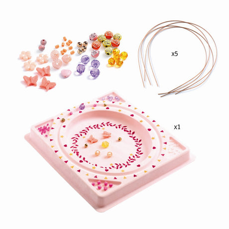 Djeco Kreativ Perler - Smukke Hårbøjler