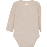 FIXONI Pure Cashmere Melange Slå-om Body Ls Melange Rib