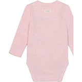 FIXONI Bleached Mauve Melange Slå-om Body Ls Melange Rib