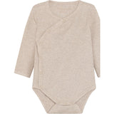 FIXONI Pure Cashmere Melange Slå-om Body Ls Melange Rib