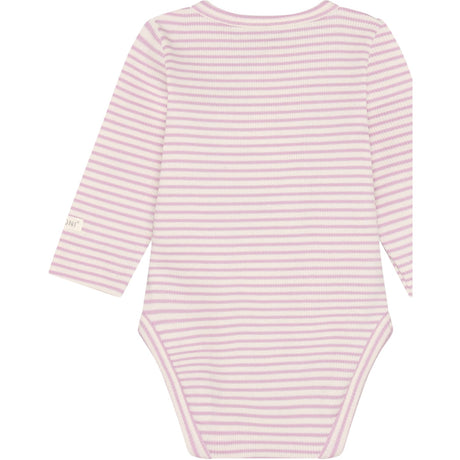 FIXONI Bleached Mauve Slå-om Body Ls Rib