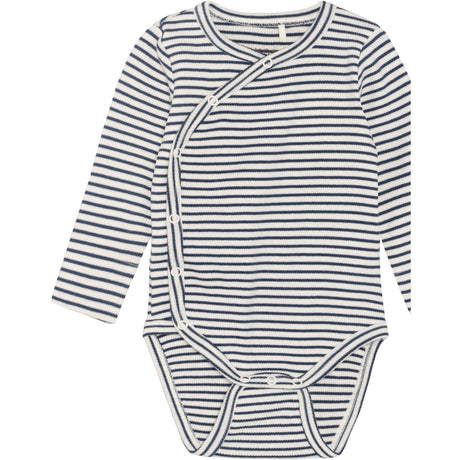 FIXONI Vintage Indigo Slå-om Body Ls Rib