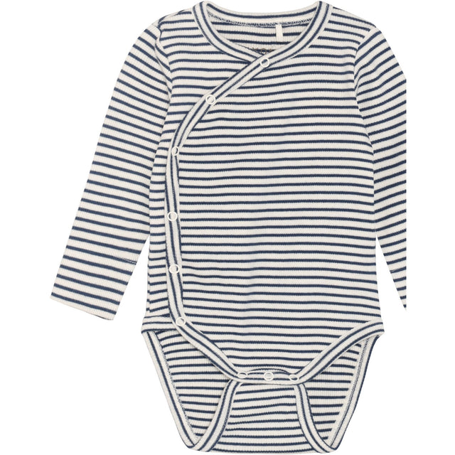 FIXONI Vintage Indigo Slå-om Body Ls Rib