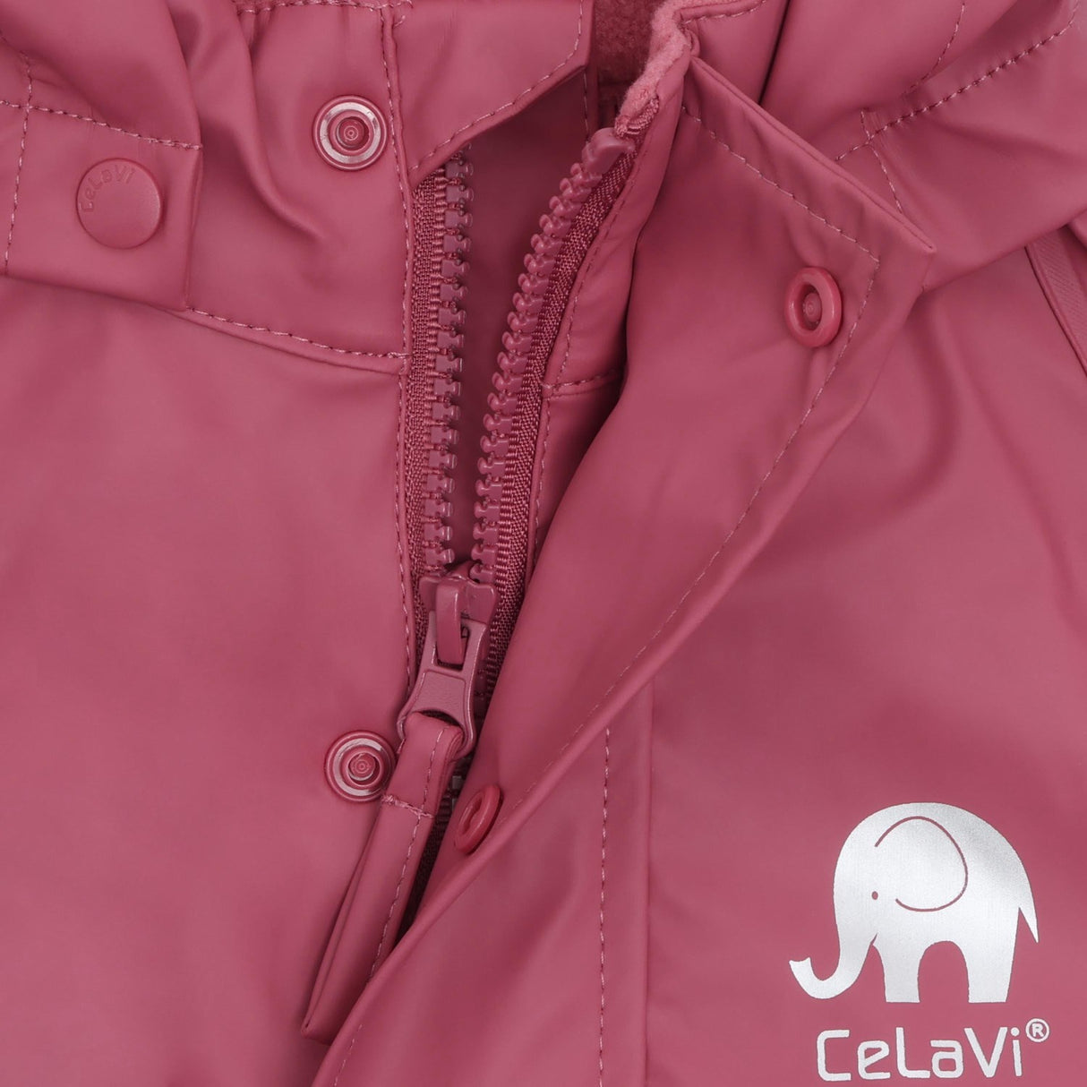 CeLaVi Rose Wine Regntøj Dragt -Solid Pu