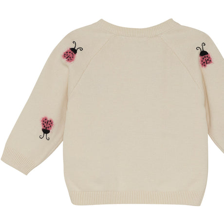 Minymo White Swan Cardigan Strik