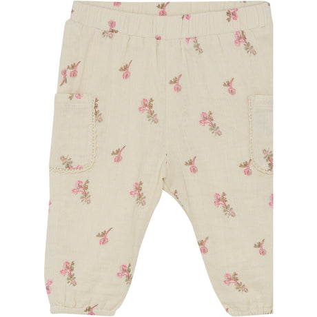 Minymo White Swan Bukser Aop