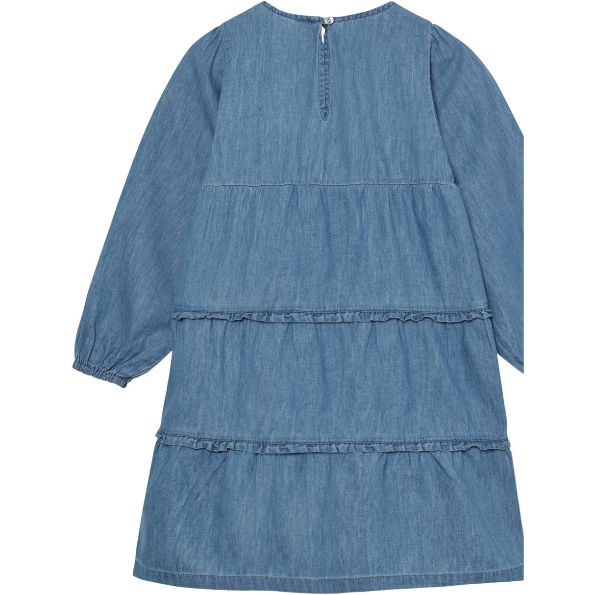Minymo Faded Denim Kjole Ls Chambray