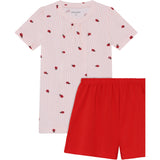 Minymo Peach Blush T-Shirt+Short Sæt Aop