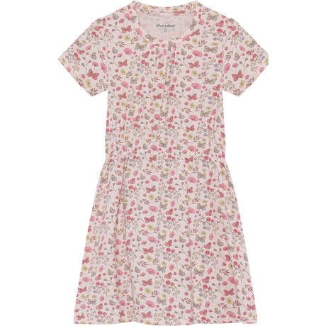 Minymo Raindrops On Roses Kjole Ss Aop