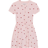 Minymo Peach Blush Kjole Ss Aop