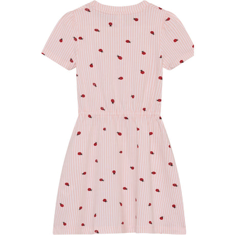 Minymo Peach Blush Kjole Ss Aop