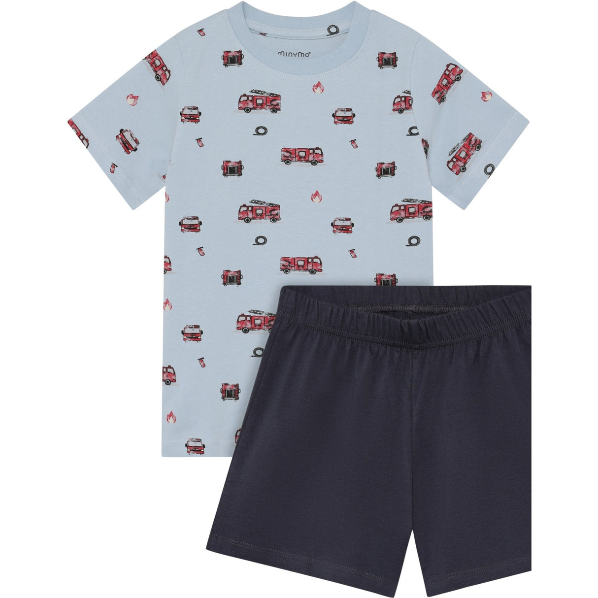 Minymo Niagara Mist T-Shirt+Short Sæt Aop