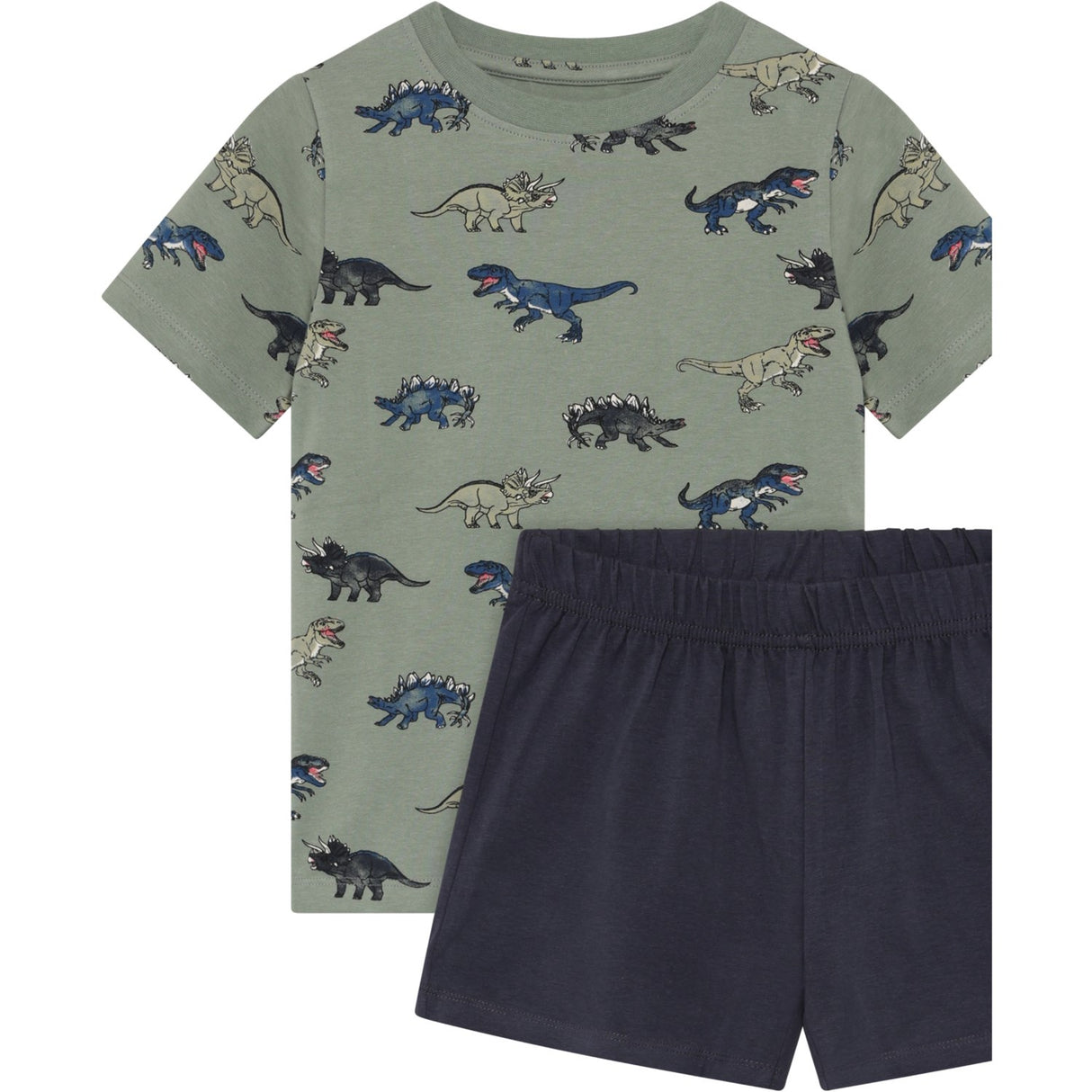 Minymo Lily Pad T-Shirt+Short Sæt Aop