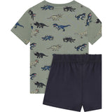 Minymo Lily Pad T-Shirt+Short Sæt Aop