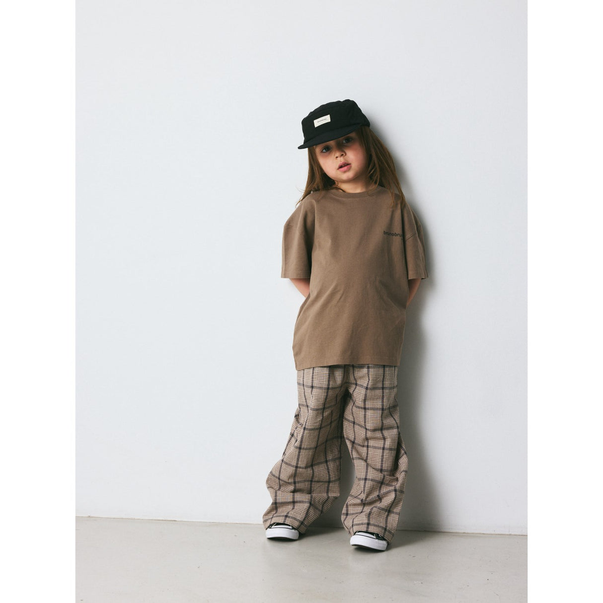 brunobruno nation Walnut Check Francis Walnut Check Bukser