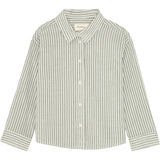 brunobruno nation Agave Green Stripe Nohrla Stripe Skjorte