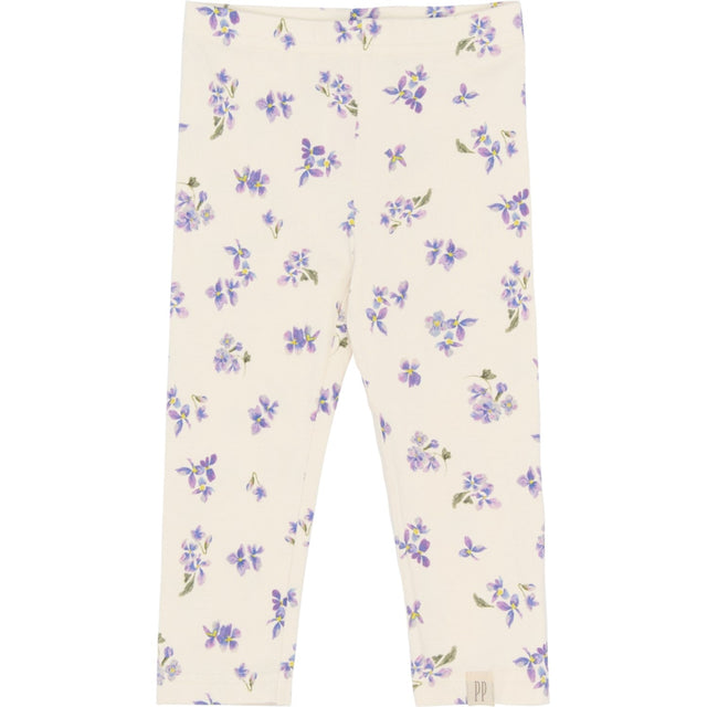 Petit Piao Eggnog Viola AOP PPStar Leggings