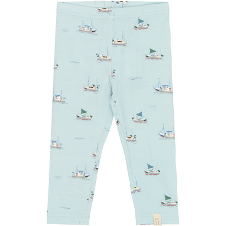 Petit Piao Illusion Blue Boat AOP PPStar Leggings