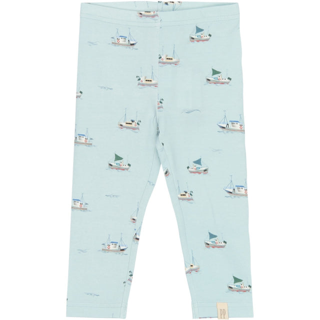 Petit Piao Illusion Blue Boat AOP PPStar Leggings