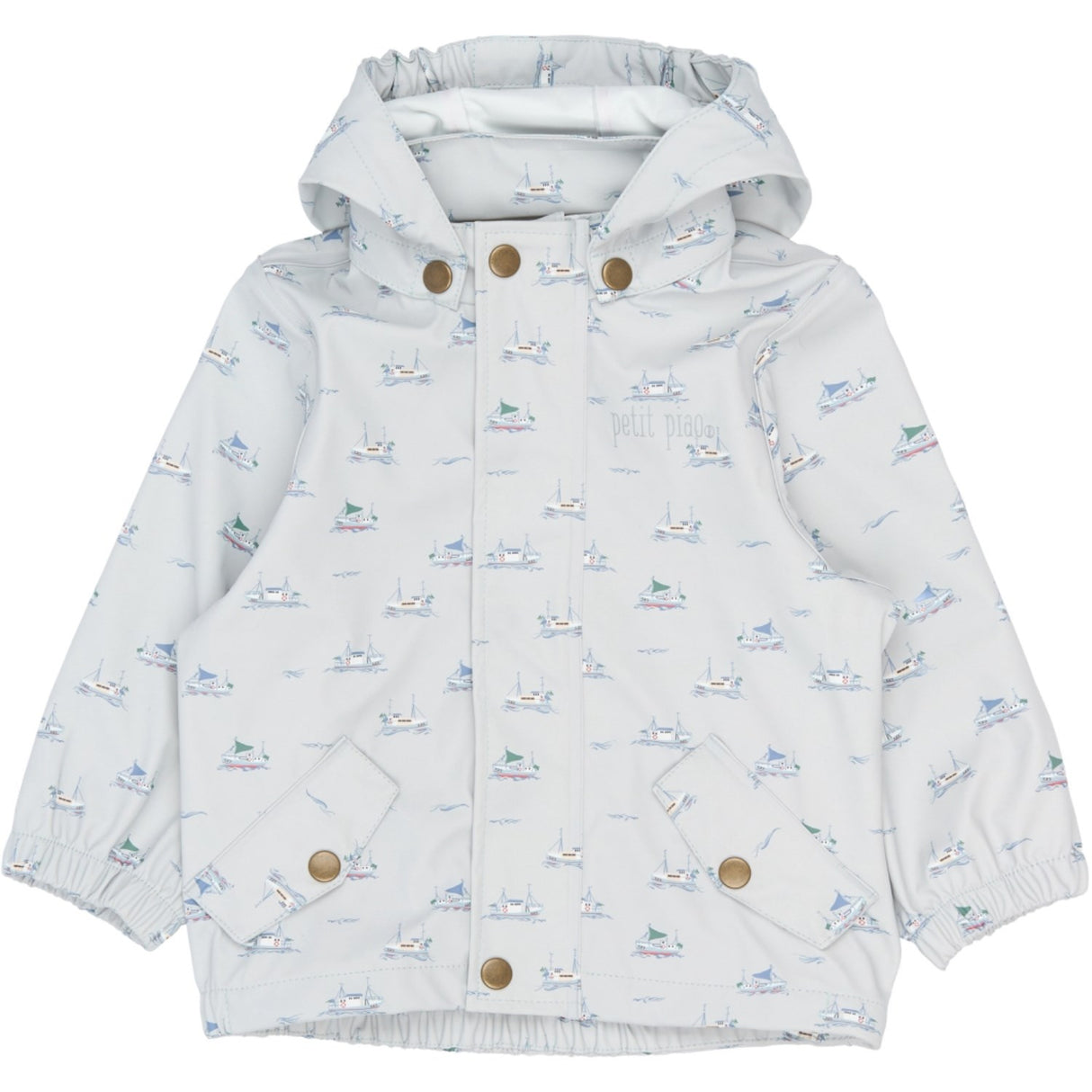 Petit Piao Pearl Blue Boat AOP PPDai Regntøj Sæt W. Susp.