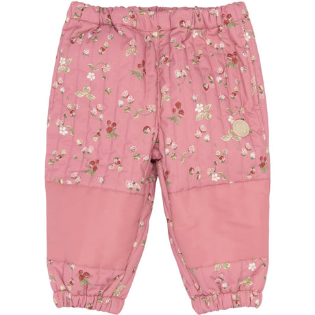 Petit Piao Dusty Rose Strawberry AOP PPEver Thermo Bukser