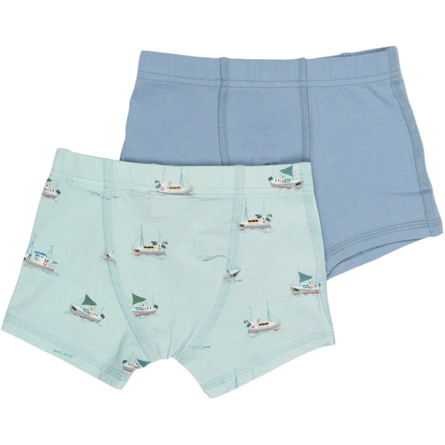 Petit Piao Illusion Blue Boat AOP PPStar Underbukser 2-pack