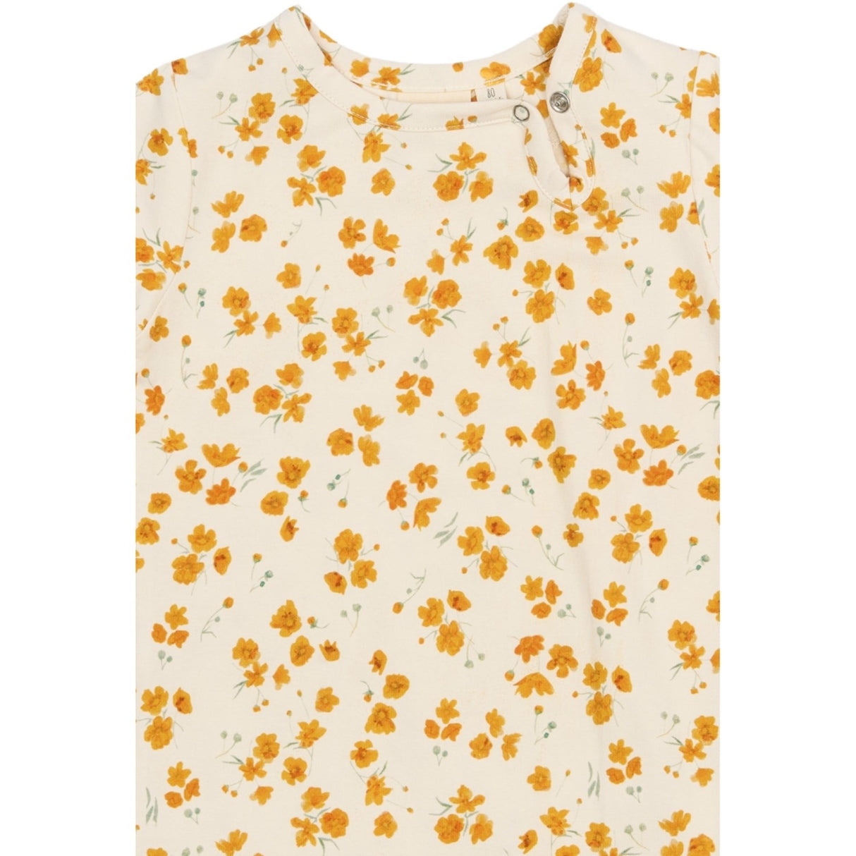 Petit Piao Eggnog Buttercup Aop Ppsun S_S Buksedragt