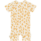 Petit Piao Eggnog Buttercup Aop Ppsun S_S Buksedragt