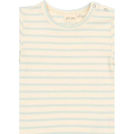 Petit Piao Winter Sky Striped Ppsun S_S Tee