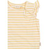 Petit Piao Dusky Citron Striped Ppsun S_L Kjole
