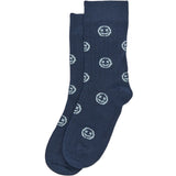 minipop® Navy Blue Mark Bambus Strømpe