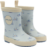 Pom Pom Pearl Blue Boat AOP Bliss Rubber Støvle AOP