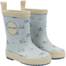 Pom Pom Pearl Blue Boat AOP Bliss Rubber Støvle AOP