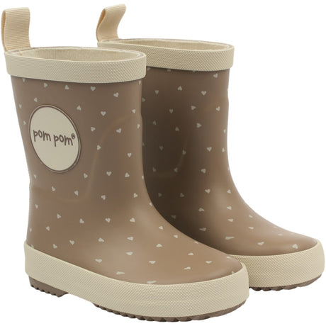 Pom Pom Heart AOP Bliss Rubber Støvle AOP
