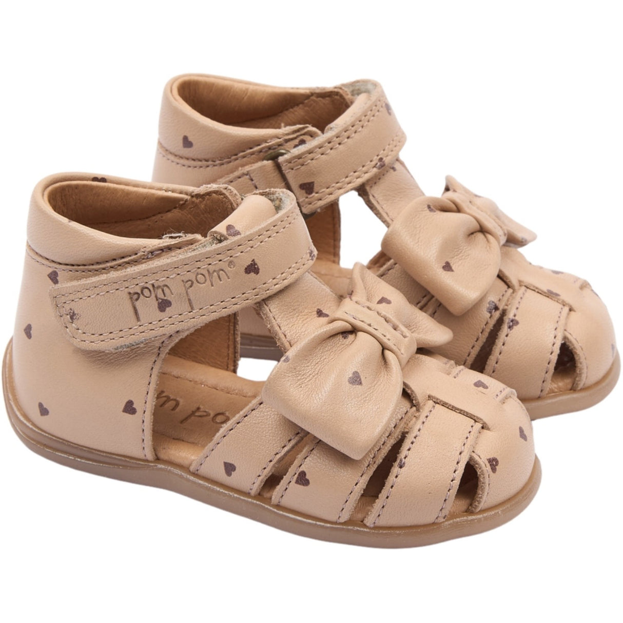 Pom Pom Cloud Cream Pearl Starter Sløjfe Sandal
