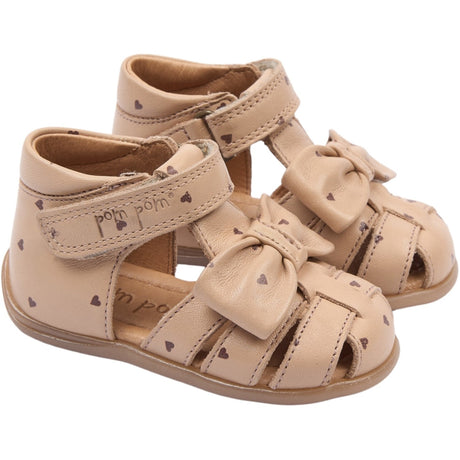 Pom Pom Cloud Cream Pearl Starter Sløjfe Sandal