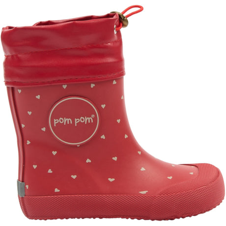 Pom Pom Samba Heart AOP Bell Barefoot Rubber Støvle